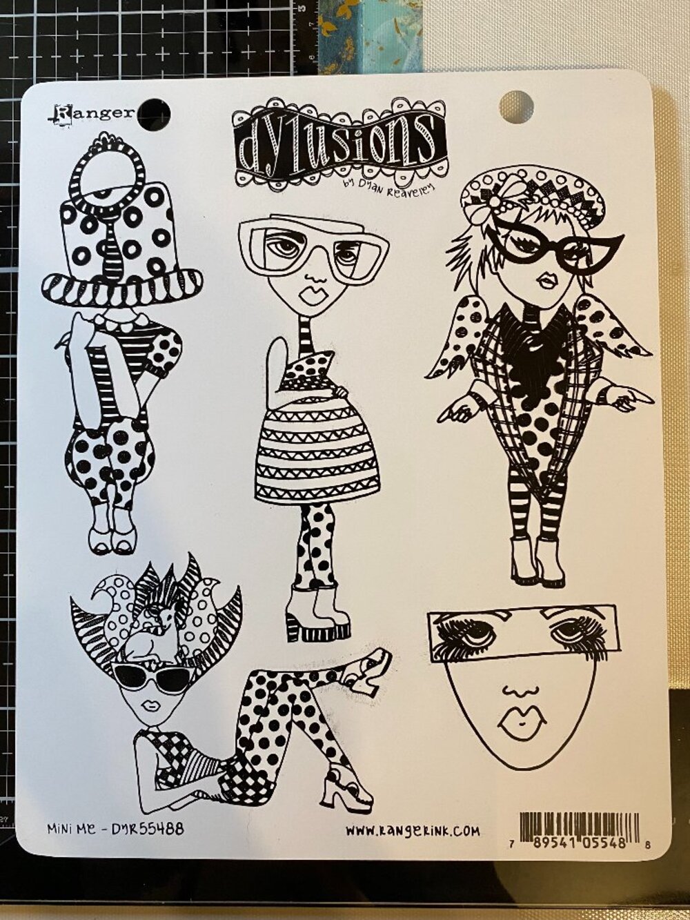 Dylusions Stamp Set: DYR55488-Mini Me
